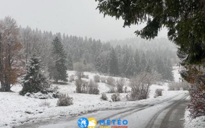 EN IMAGES : Les hauteurs de Métabief (25) sous la neige – Plusieurs centimètres au Mont D’or
