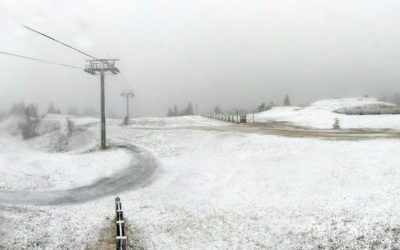 HAUT-JURA : LA NEIGE EST ARRIVÉE CE MATIN