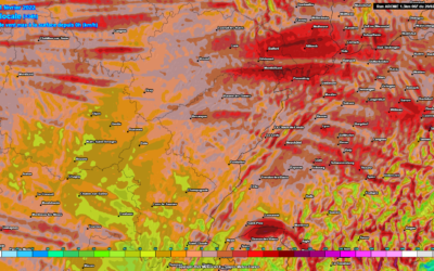 Nuit prochaine : 3ème coup de vent de 00h à 07h avec 70-95km/h au Nord de la Franche-Comté