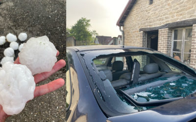 19 Juin 2021 : Il y a 1 an… Des « grêlons géants » frappaient Vercel-Villedieu-le-Camp (25)