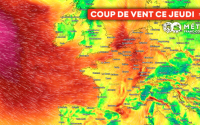 Franche-Comté : Fort coup de vent attendu dans la journée de jeudi, des pointes à 80-100km/h le soir