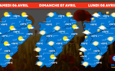 Franche-Comté : Coup de chaud confirmé pour ce samedi avec jusqu’à 27 voire 28°C localement !