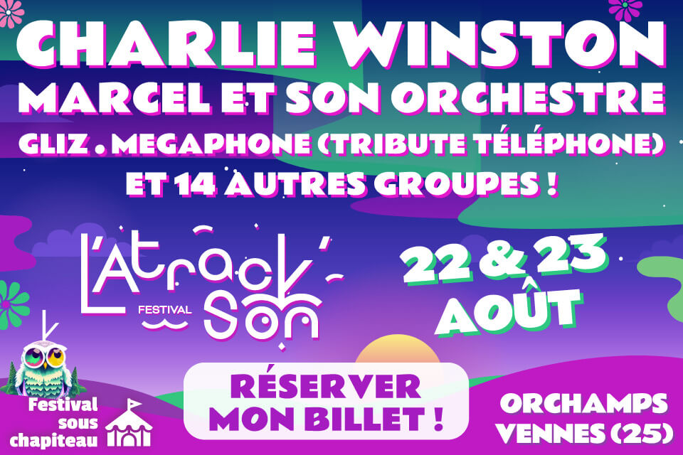 L'Atrack'Son Festival ! Charlie Winston - ORCHAMPS-VENNES
